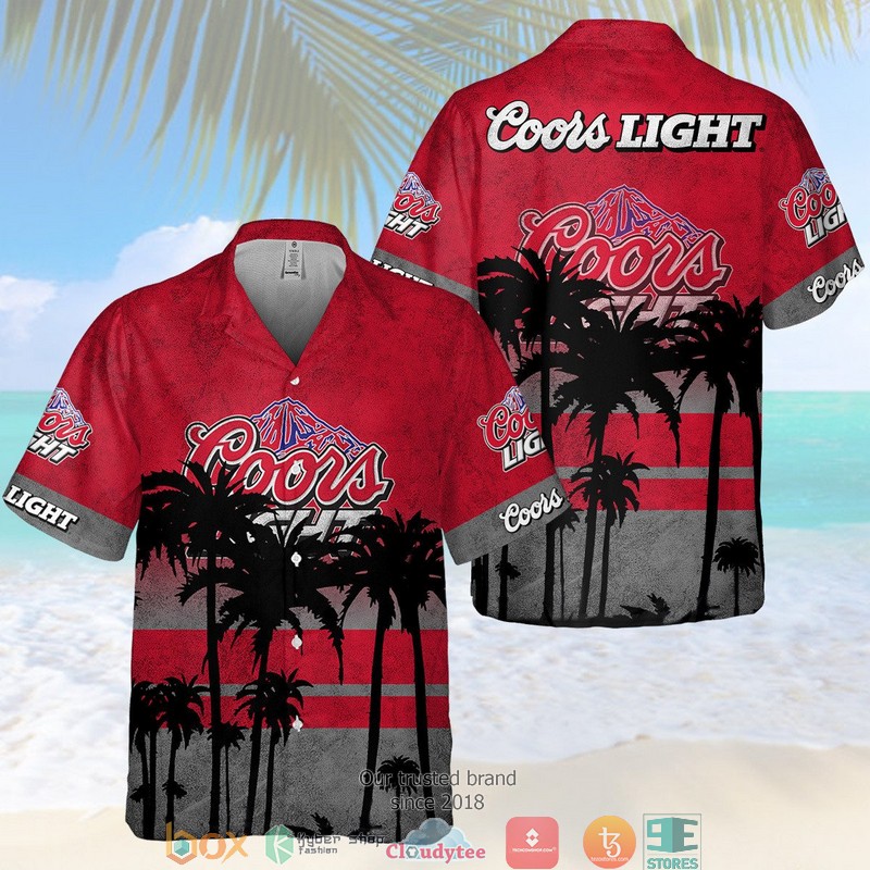 Coors Light surfboard Hawaiian shirt