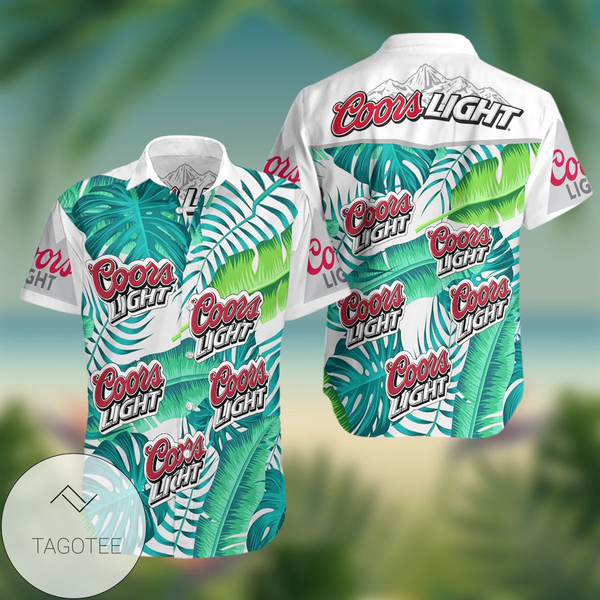 Coors Light Hawaiian Shirt