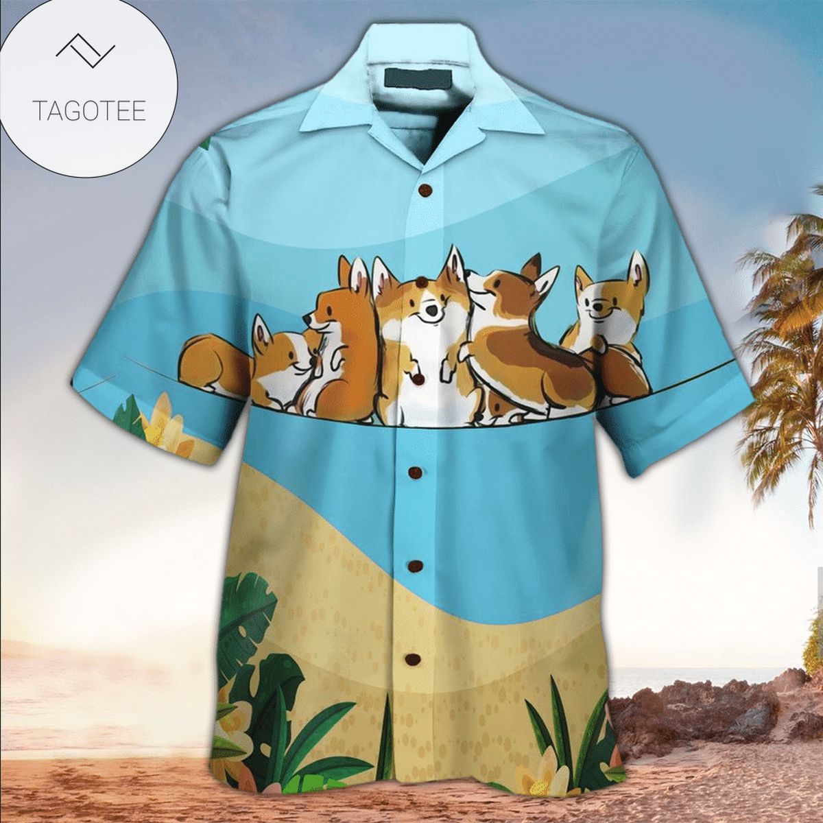 Corgi Hawaiian Shirt Corgi Shirt For Dog Lover