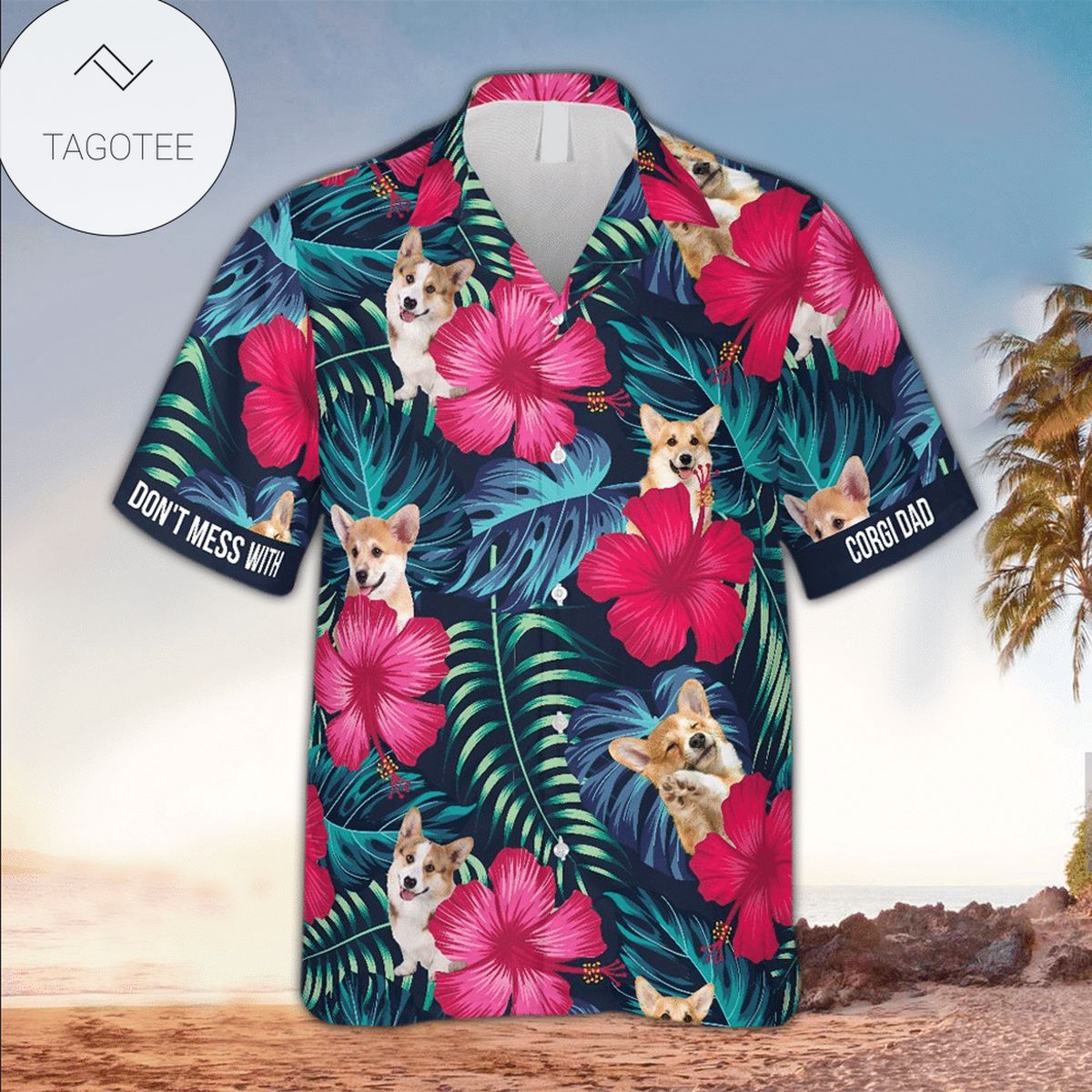 Corgi Hawaiian Shirt Dog Lover Gifts