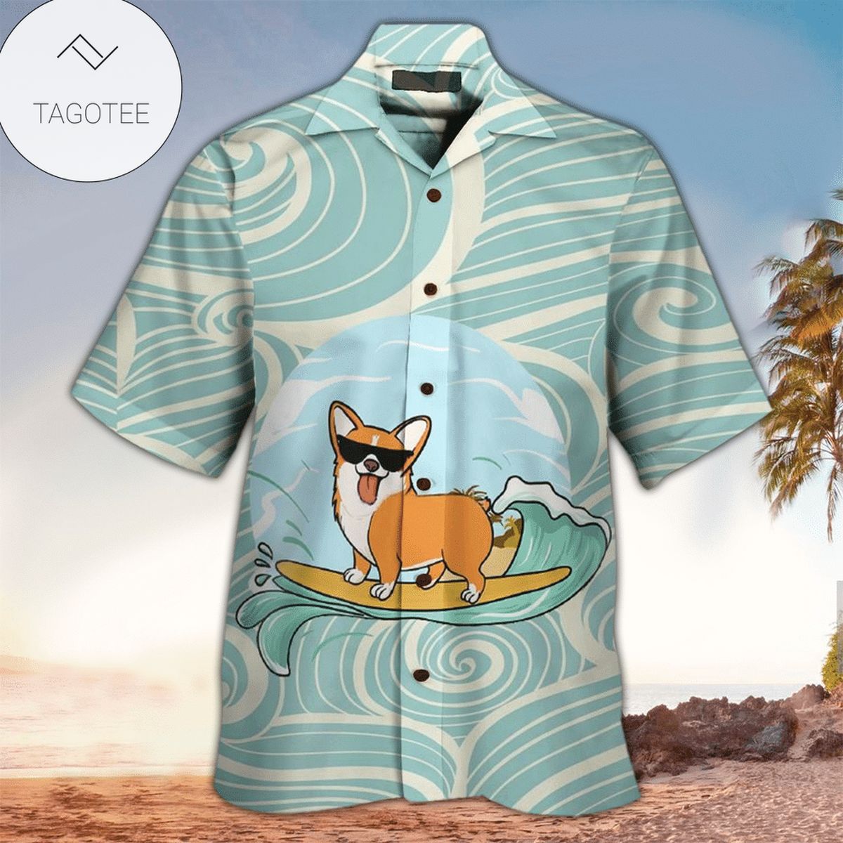 Corgi Hawaiian Shirt Perfect Dog Clothing