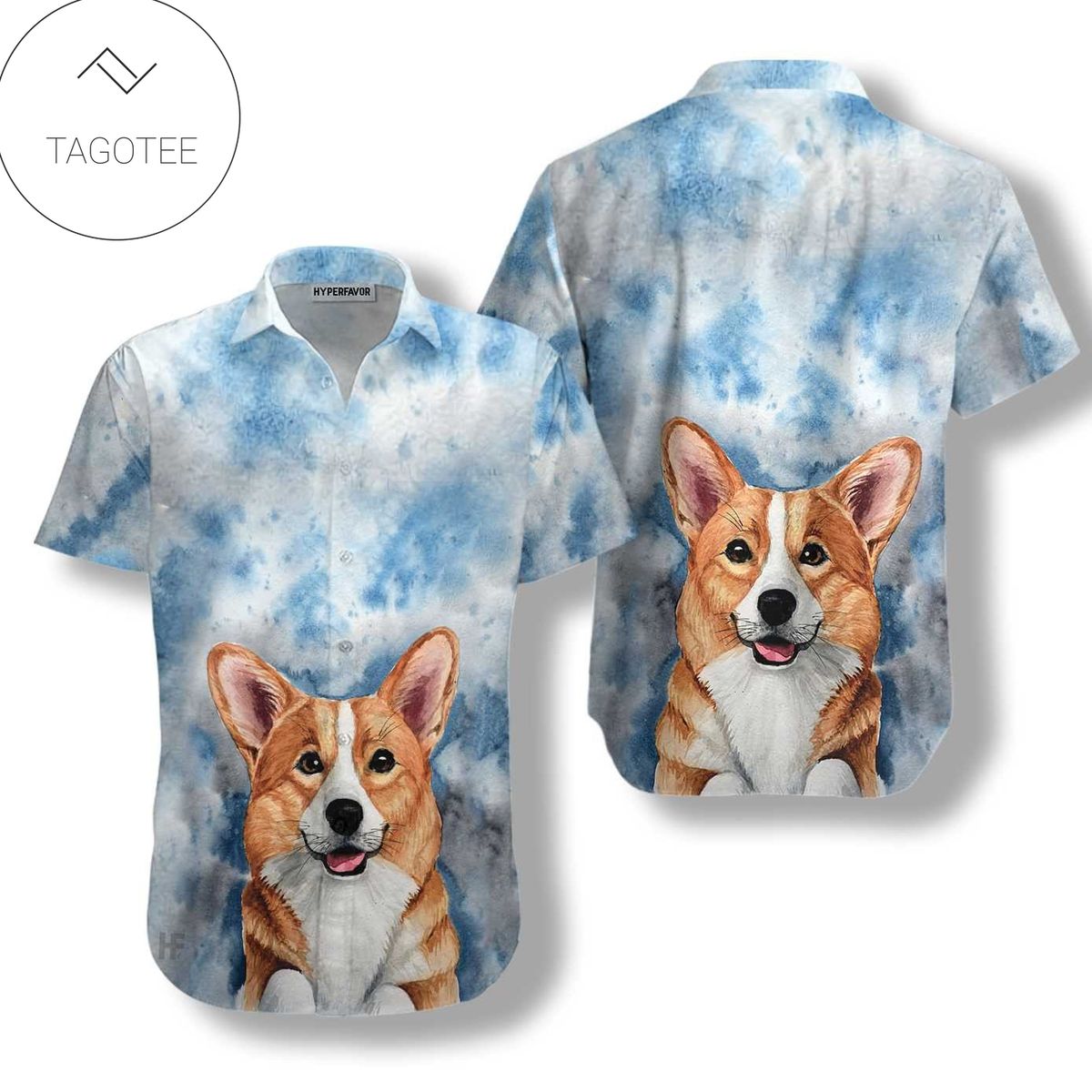 Corgi Hawaiian Shirt Perfect Dog Clothing