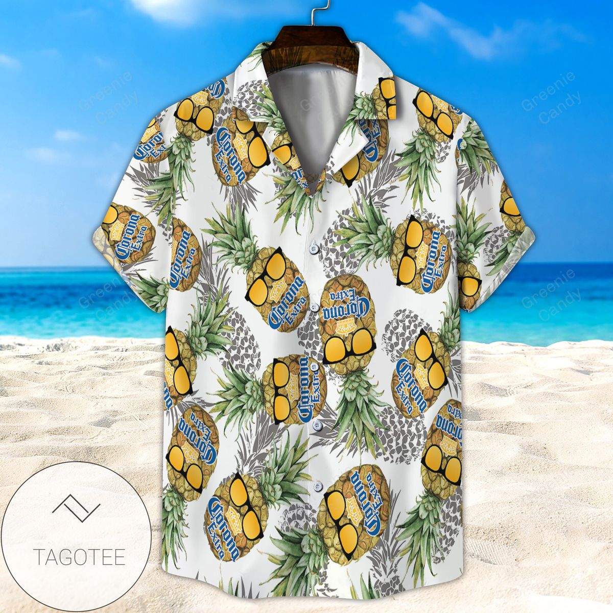 Corona Extra Blue Hawaiian Shirt