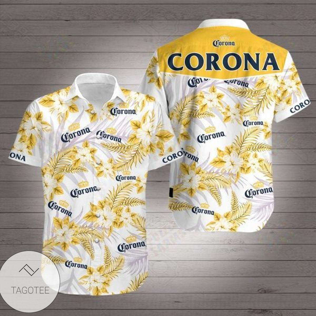 Corona Extra Pineapple All Over Print 3D Unisex Hawaiian Shirt And Beach Short