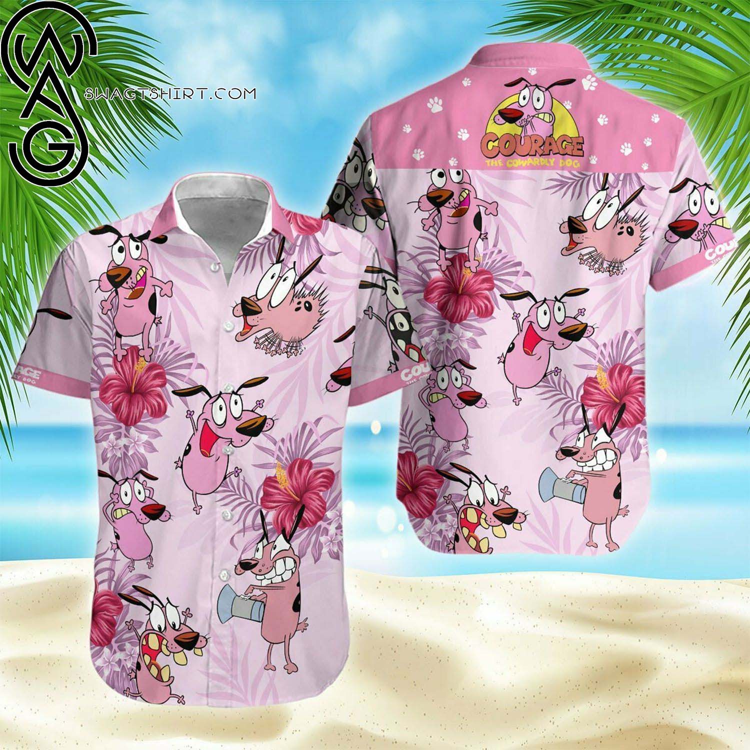 Corona Light Beer Tropical Leaf Summer Hawaiian Shirt