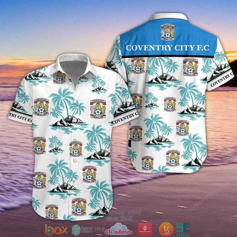 Coventry City F.C Hawaiian Shirt, Beach Short