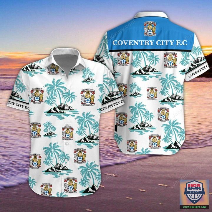 Coventry City FC Aloha Hawaiian Shirt Beach Short