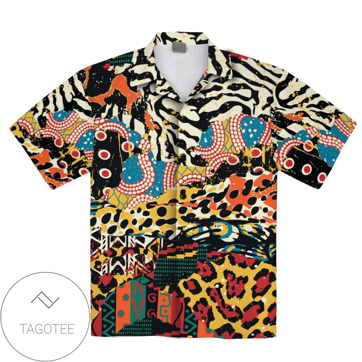 Cover Your Body With Amazing African Hot Tone Pattern Tropical 2022 Authentic Hawaiian Shirts