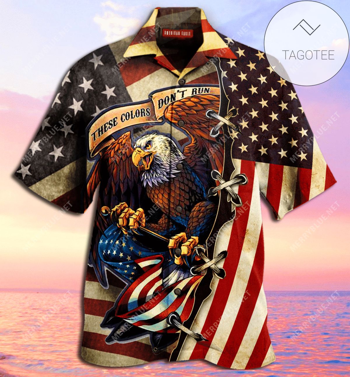 Cover Your Body With Amazing American Flag Special Patriotic Eagle Unisex Hawaiian Aloha Shirt V