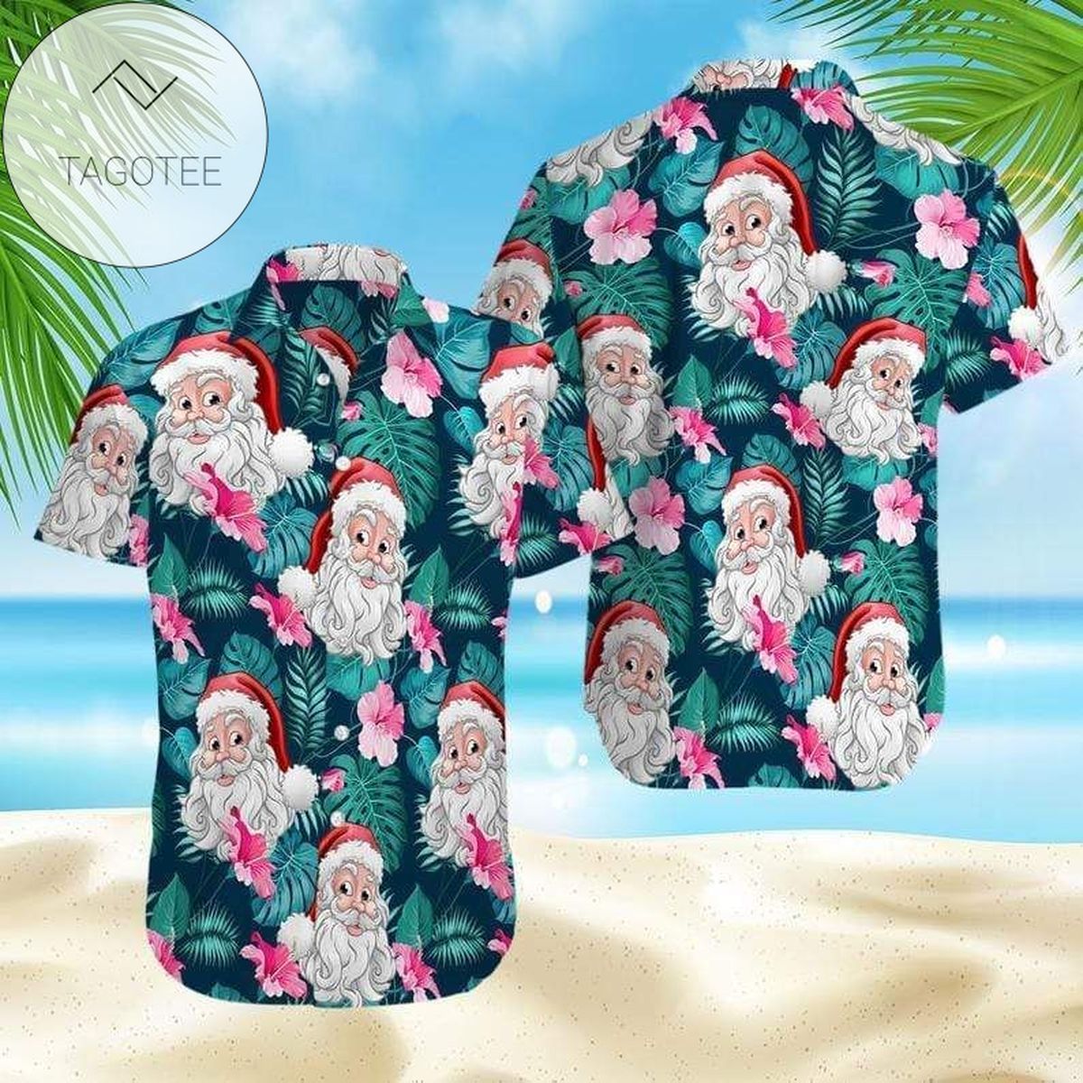 Cover Your Body With Amazing Christmas Skull Love Cat Green Hawaiian Aloha Shirts