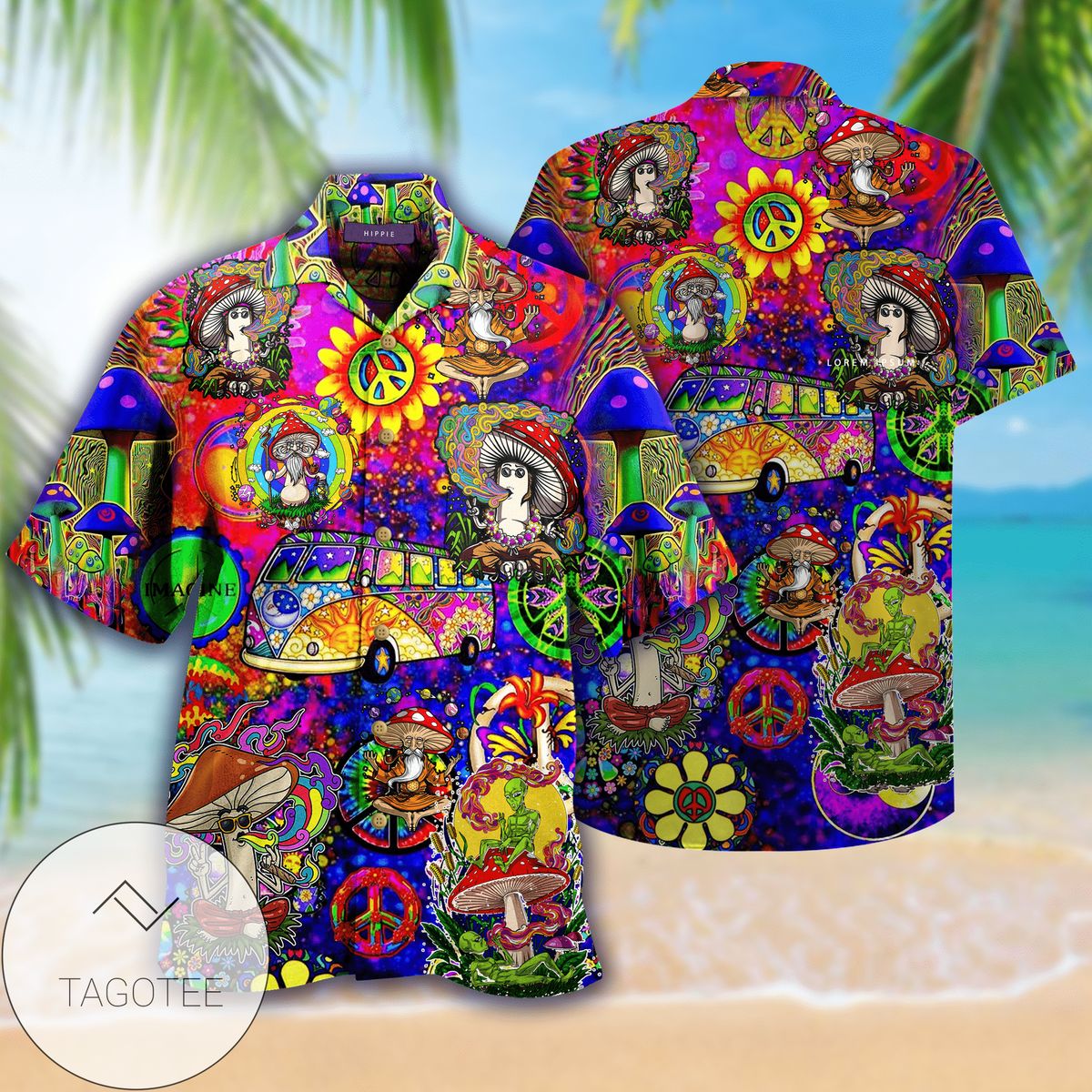 Cover Your Body With Amazing Dragon Mandala Leon Light Unisex Hawaiian Aloha Shirts H