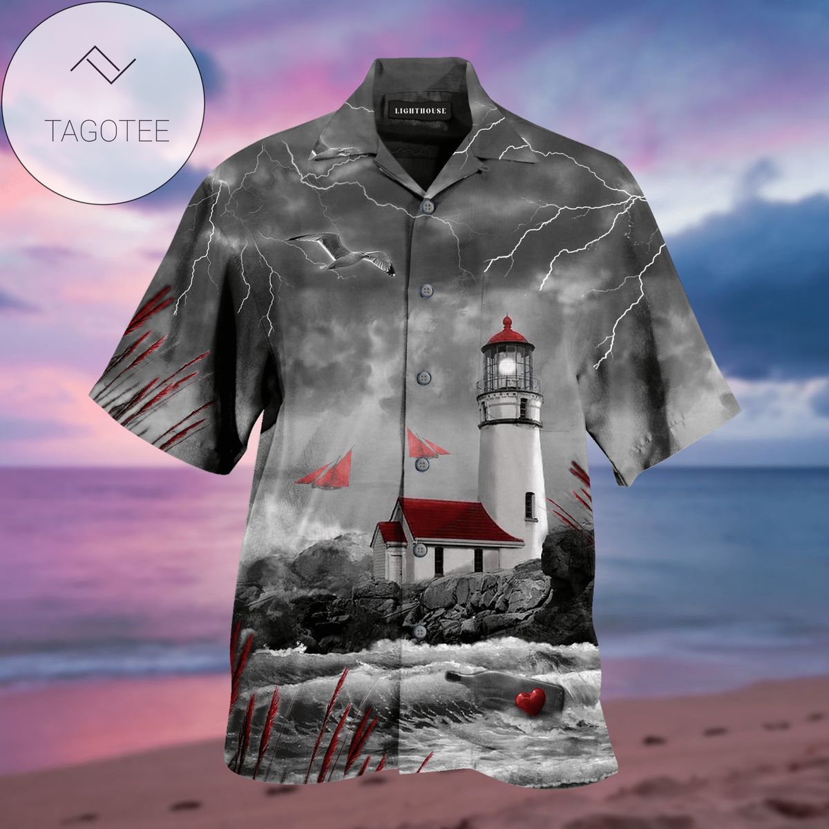 Cover Your Body With Amazing Fantasy Dragon On The Castle Unisex Hawaiians Shirt