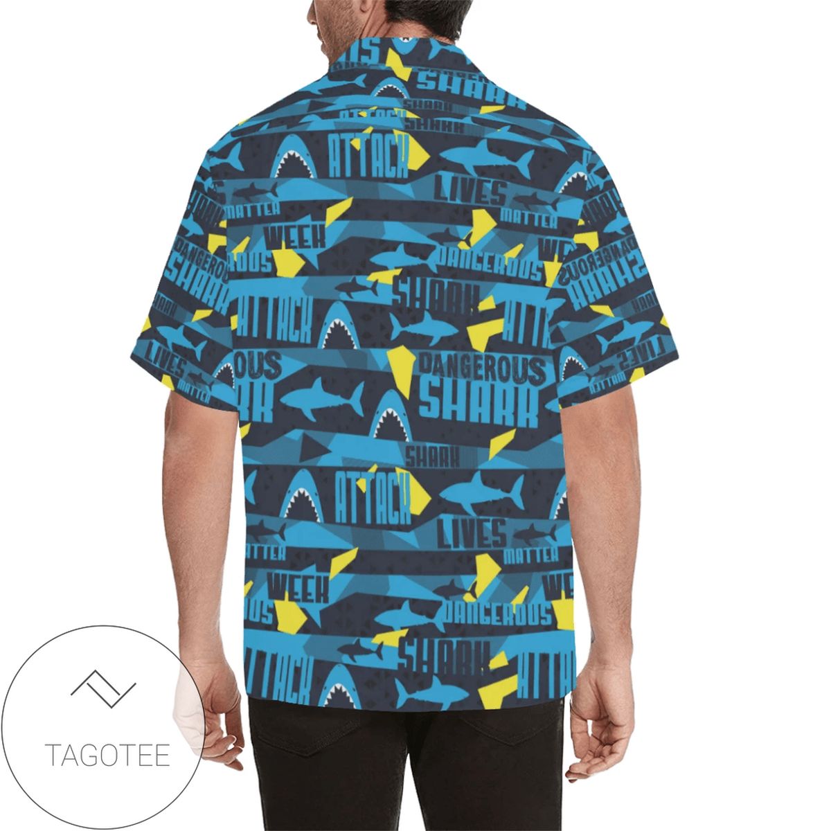 Cover Your Body With Amazing Funny Shark Beach Tropical Vibe 2022 Authentic Hawaiian Shirts Dh