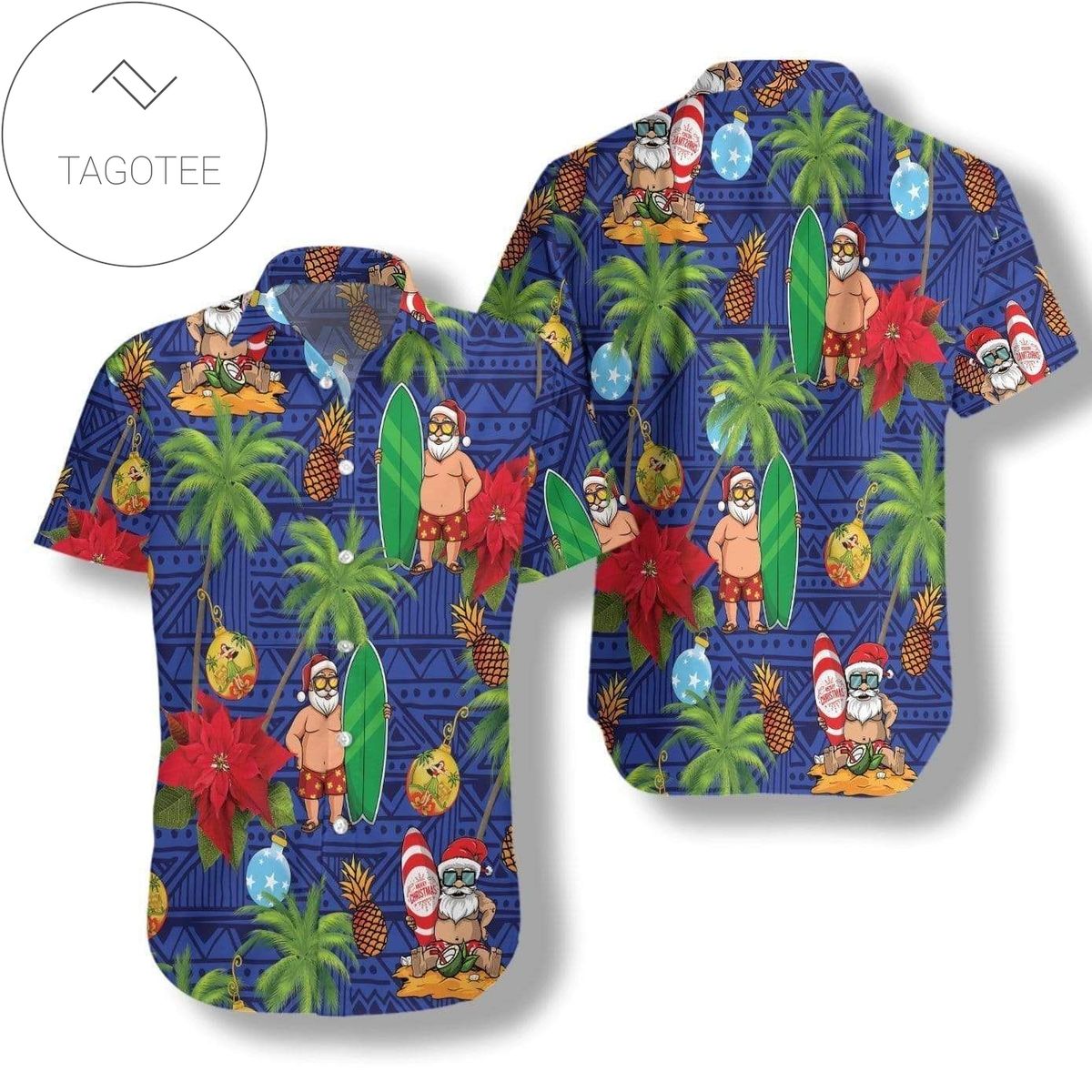 Cover Your Body With Amazing Merry Christmas Pattern Hawaiian Aloha Shirts