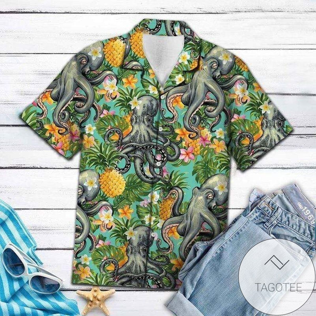 Cover Your Body With Amazing Ocean Shark Jaws Hawaiian Aloha Shirts 1210l