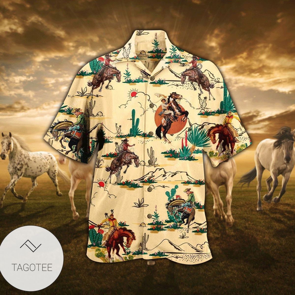 Cowgirl Girl Whiskey Horses And Freedom For Men And Women Graphic Print Short Sleeve Hawaiian Casual Shirt