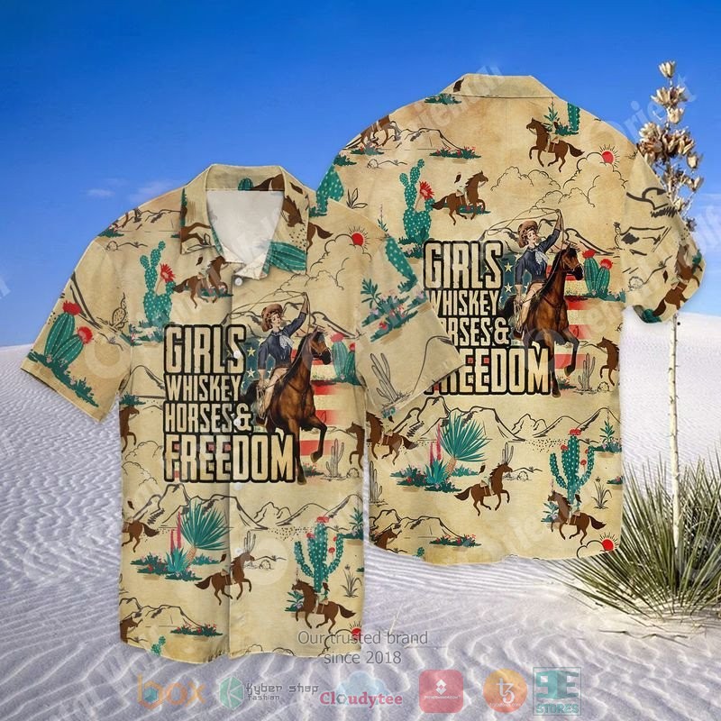 Cowboy Short Sleeve Hawaiian shirt