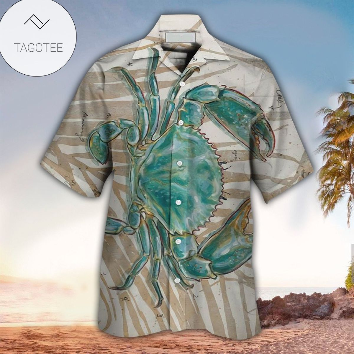 Crab Aloha Shirt Hawaiian Shirt For Crab Lovers