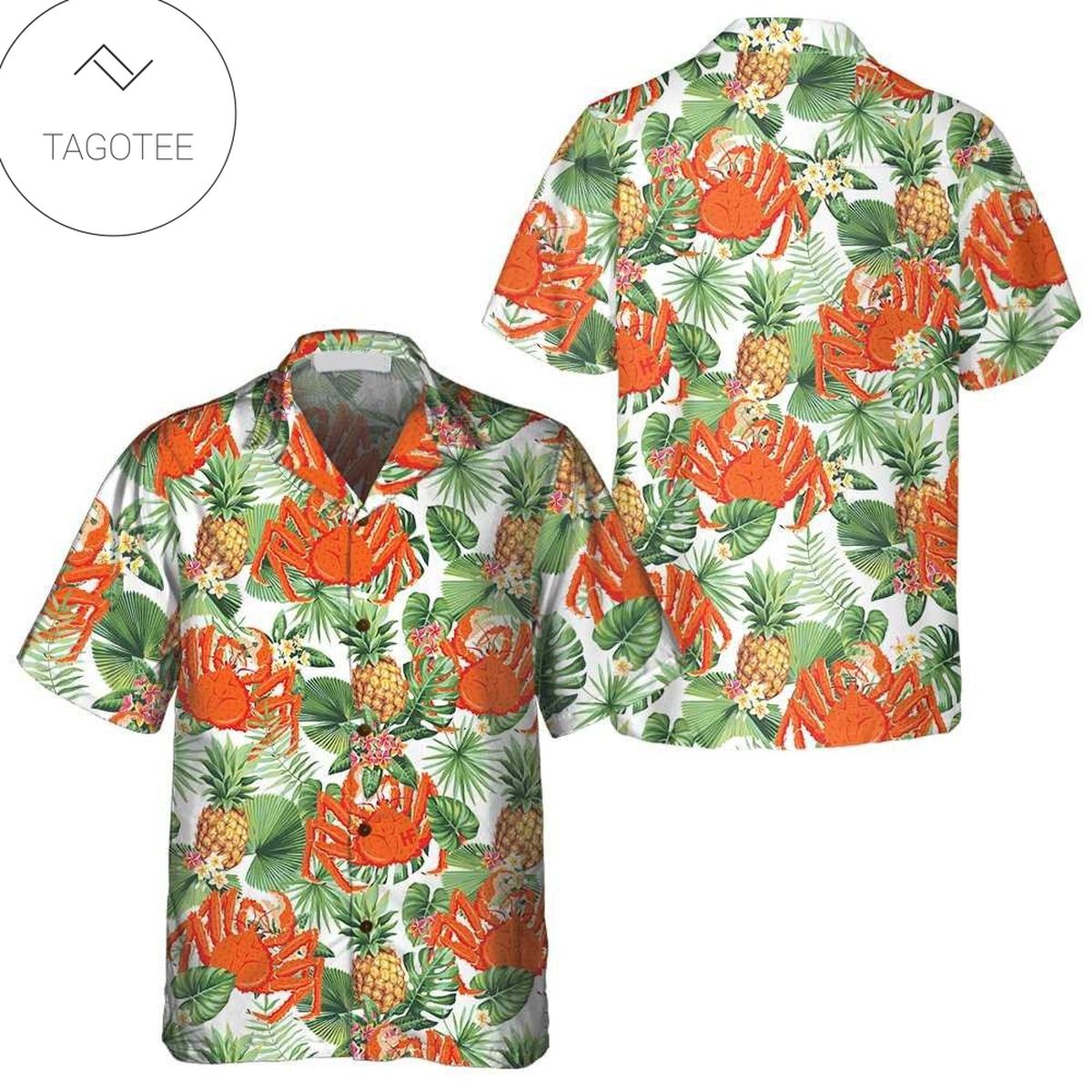 Crab Aloha Shirt Hawaiian Shirt For Crab Lovers