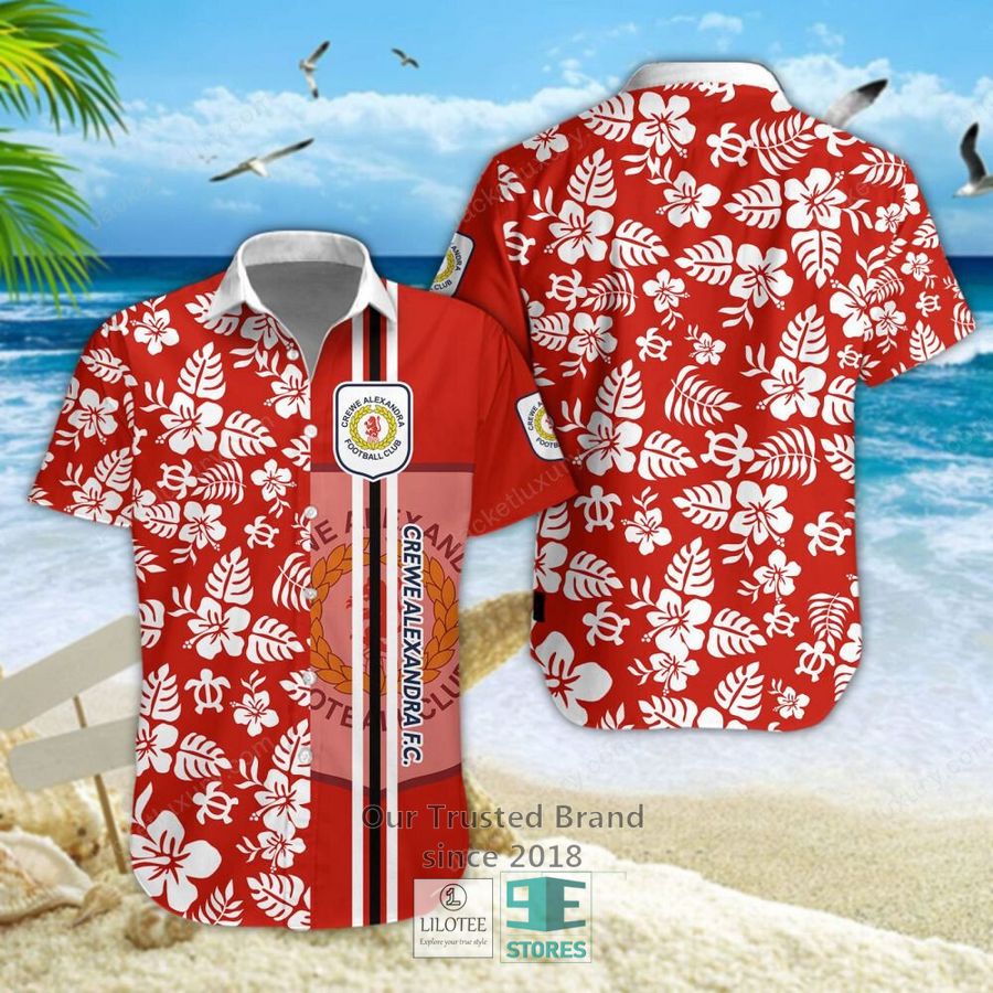 Crewe Alexandra Hibicus Hawaiian Shirt