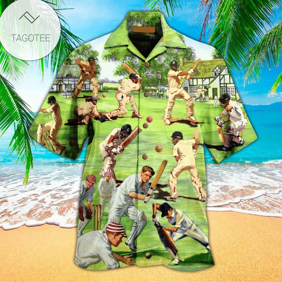 Cricket Hawaiian Shirt Cricket Button Up Shirt