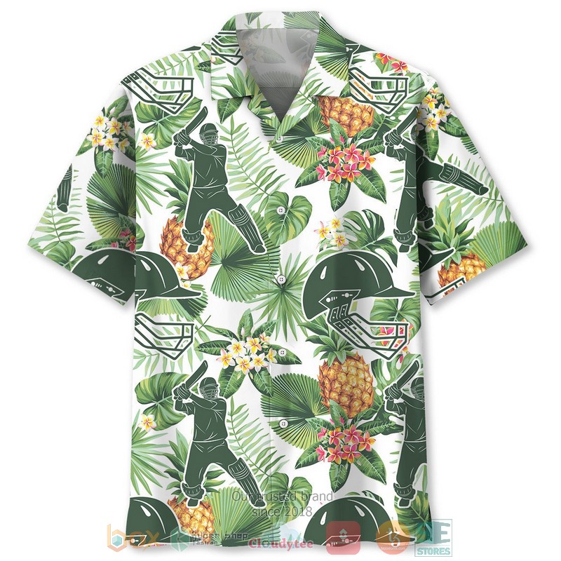 Cricket Orange Tropical Hawaiian Shirt