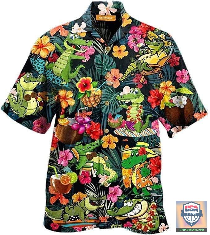 Croconaw Pokemon Hawaiian Shirt