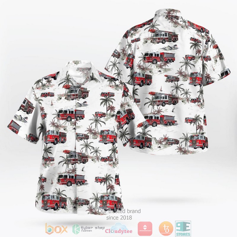 Croton Falls New York Croton Falls Fire Department Hawaiian Shirt