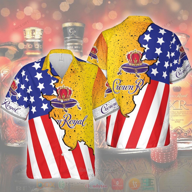 Crown Royal Bigfoot hawaiian shirt