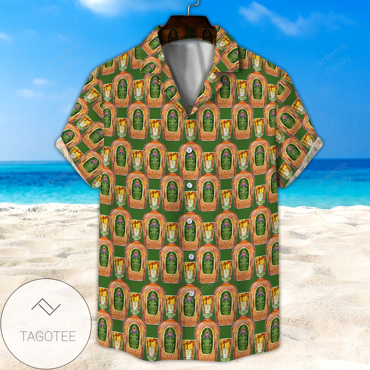 Crown Royal Apple All Over Print 3D Hawaiian Shirt And Beach Short