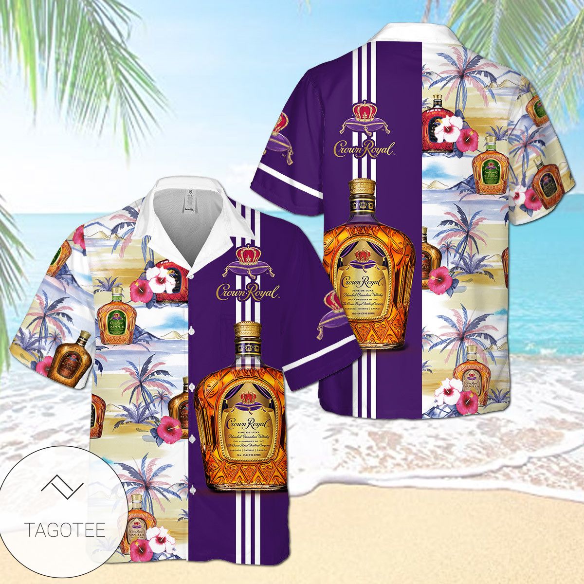 Crown Royal Authentic Hawaiian Shirt 2022