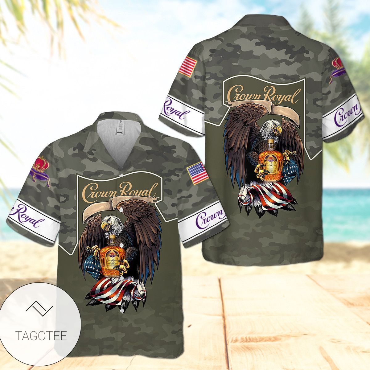 Crown Royal Bone Hawaiian Shirt