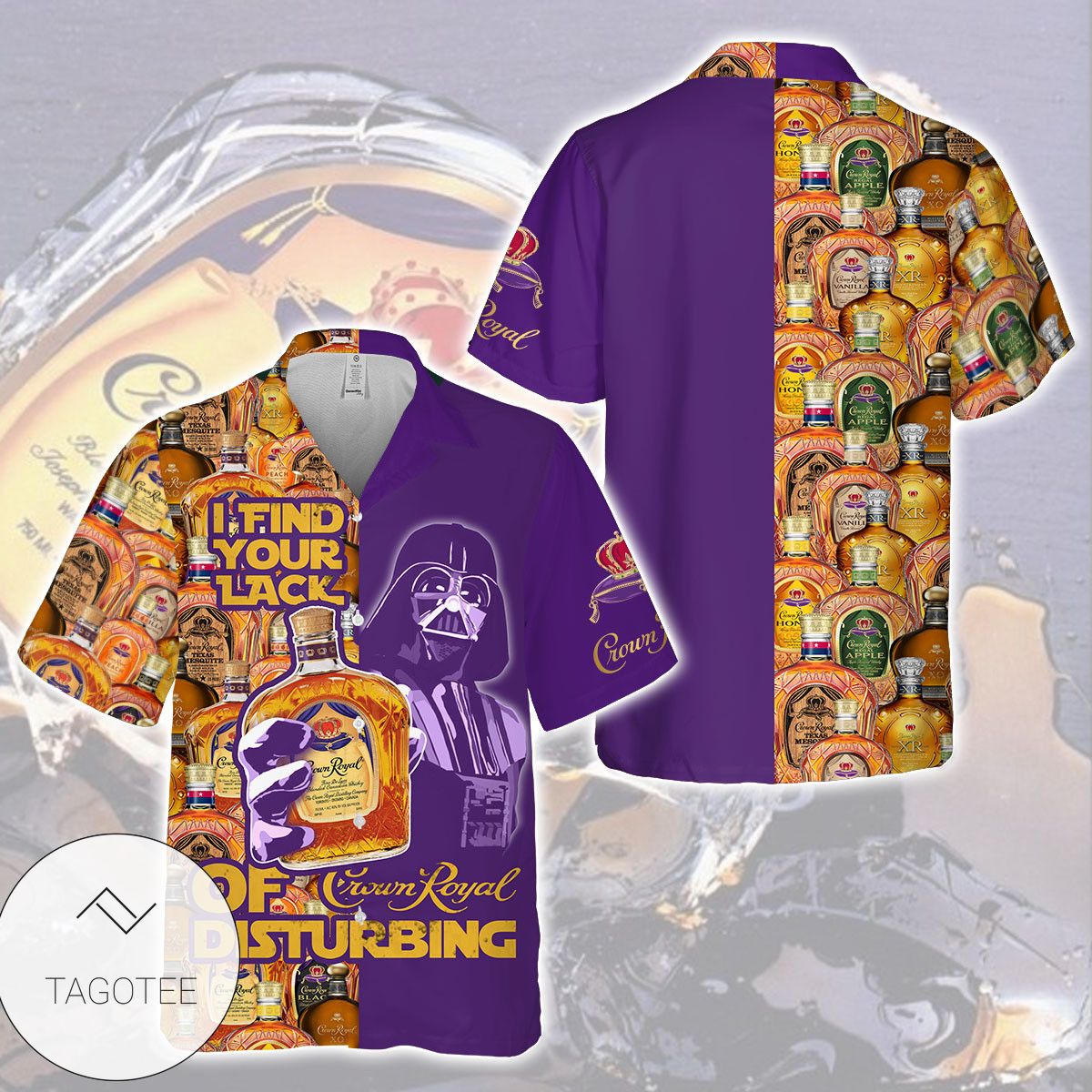 Crown Royal Darth Vader I Find Your Lack Of Disturbing Hawaiian Shirt