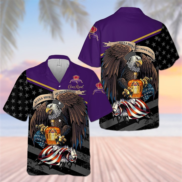 Crown Royal Death Prayer Hawaiian Shirt