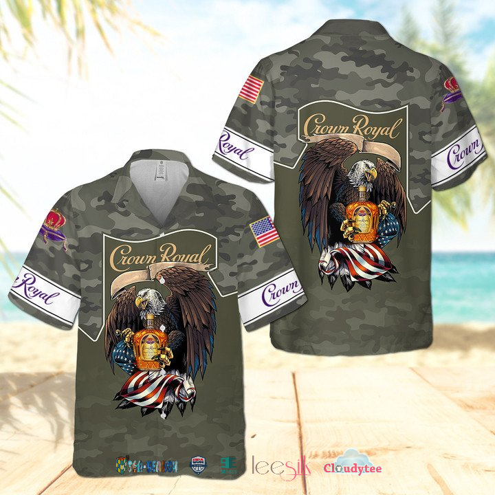 Crown Royal Jaws Shark Hawaiian Shirt