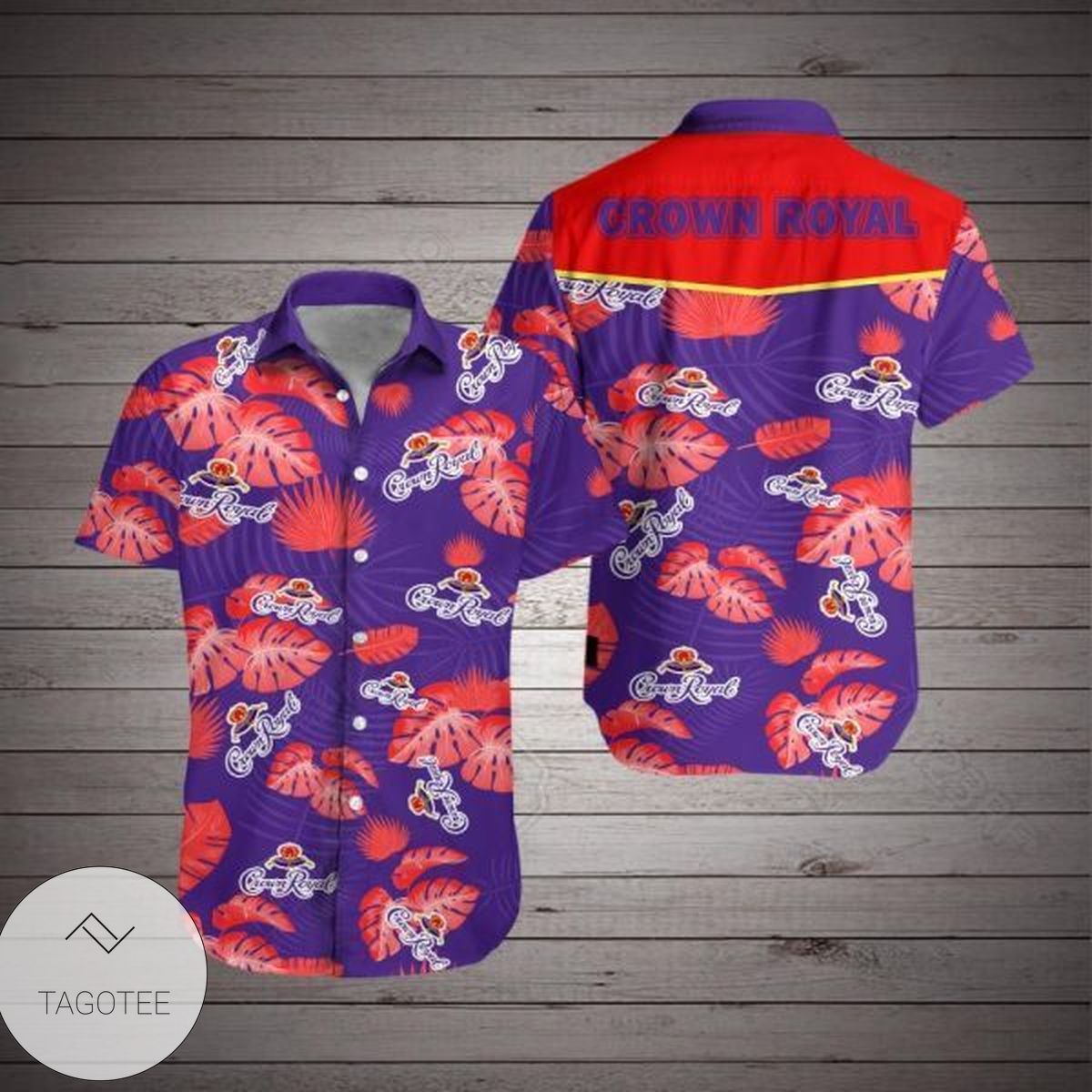 Crown Royal Flowers Hawaiian Shirt