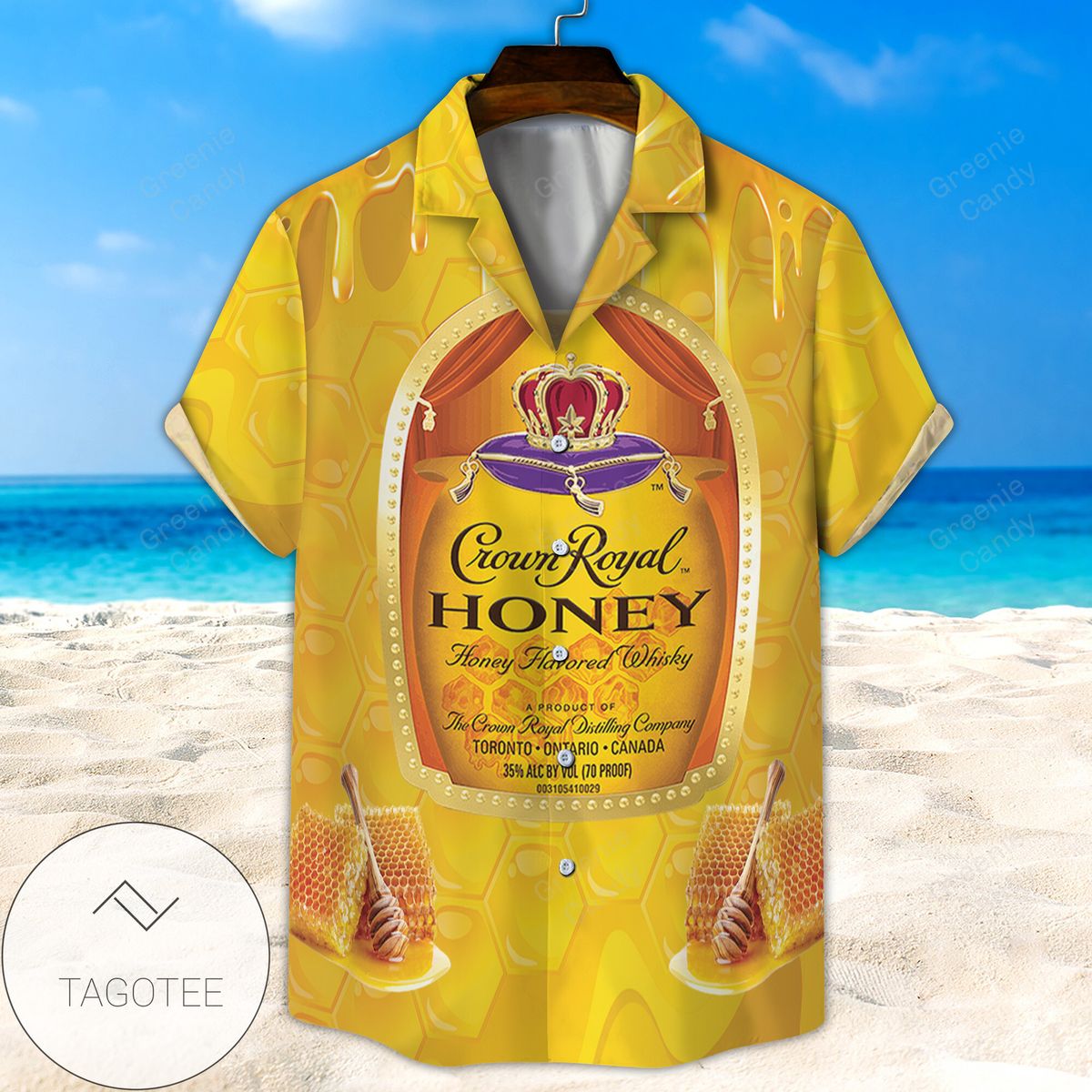 Crown Royal Mickey Mouse Whiskey Hawaiian Shirt