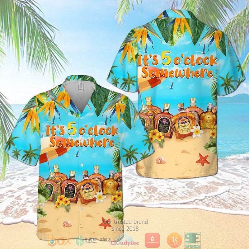 Crown Royal Coconut island Hawaiian shirt