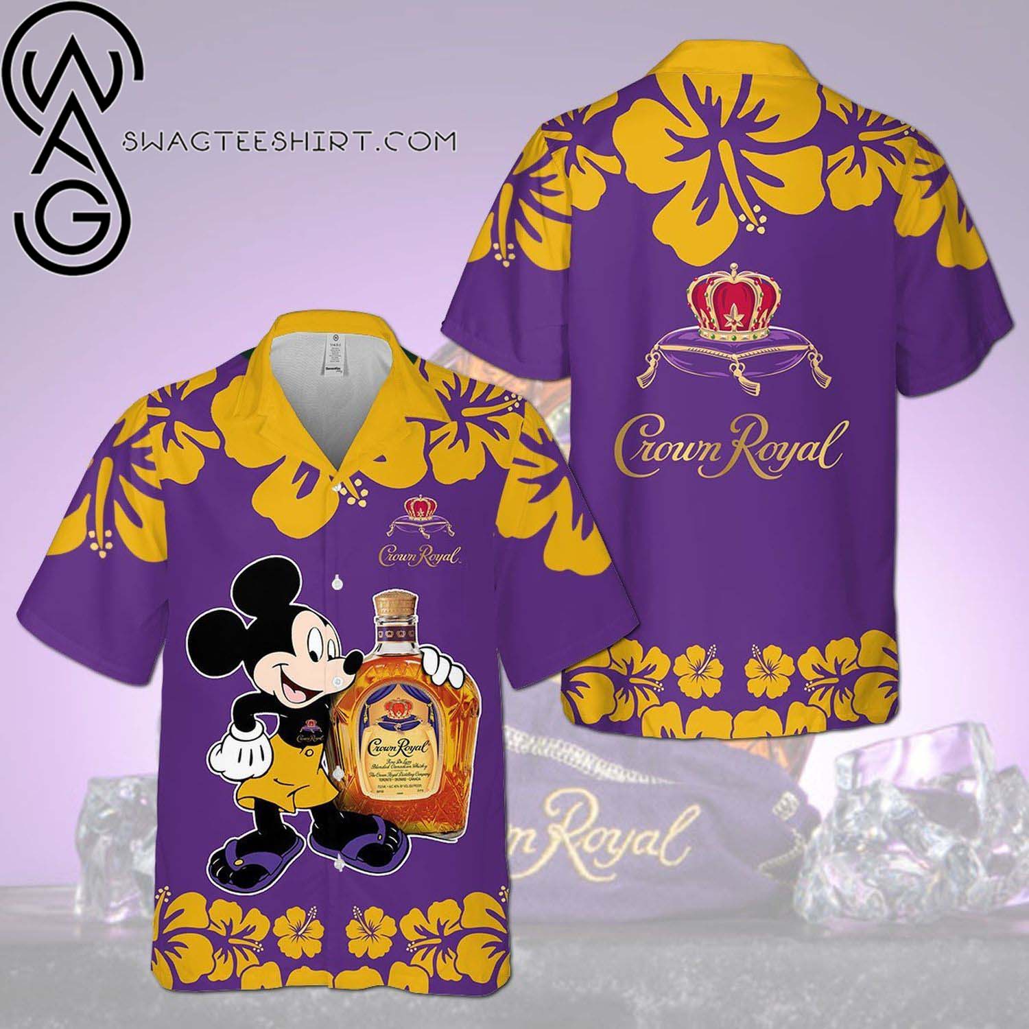 Crown Royal Honey All Over Print Hawaiian Shirt And Beach Short