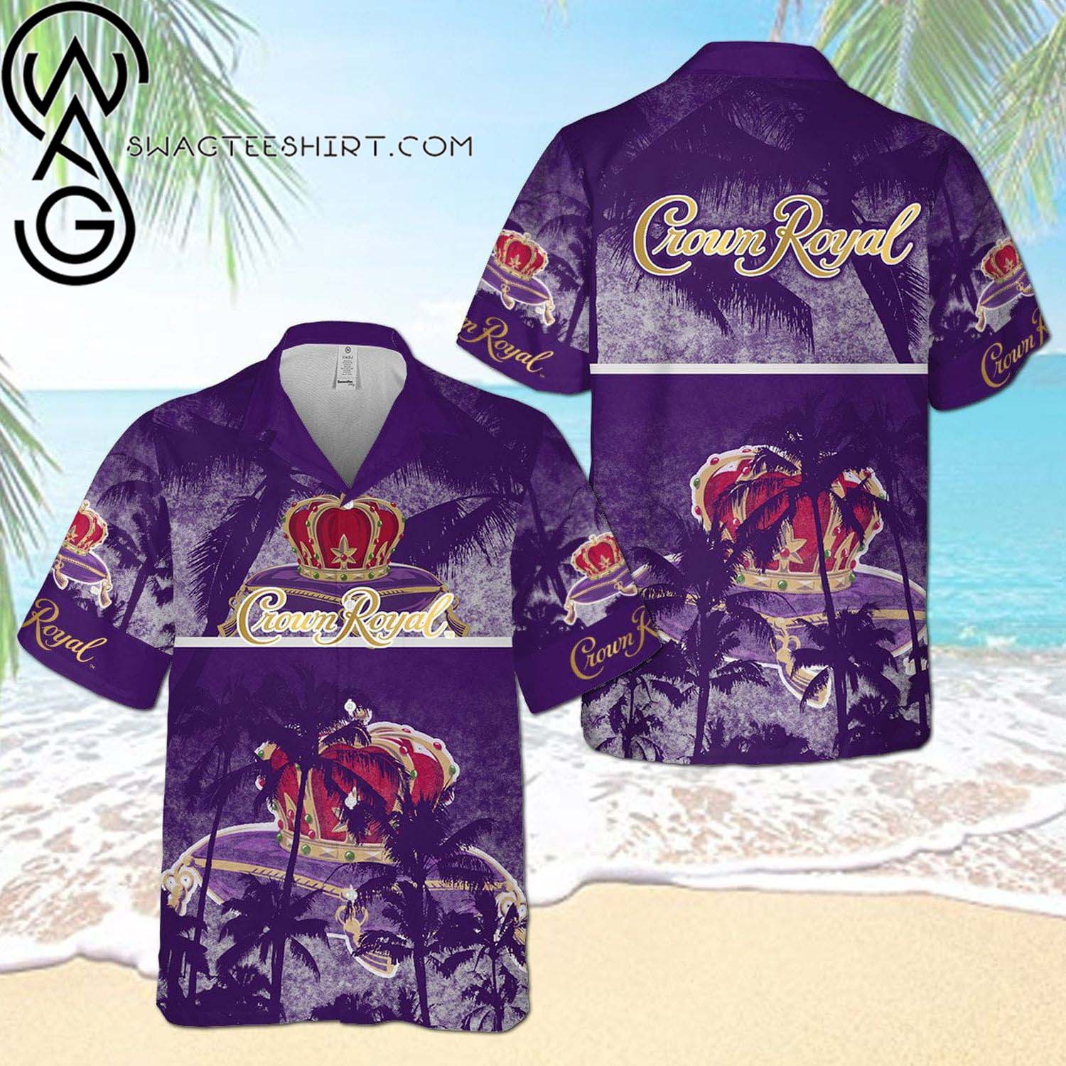 Crown Royal Modern Darth Vader All Over Print Summer Vacation Hawaiian Shirt