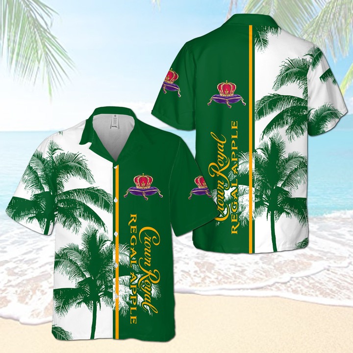 Crown Royal Short Sleeve Hawaiian Shirt