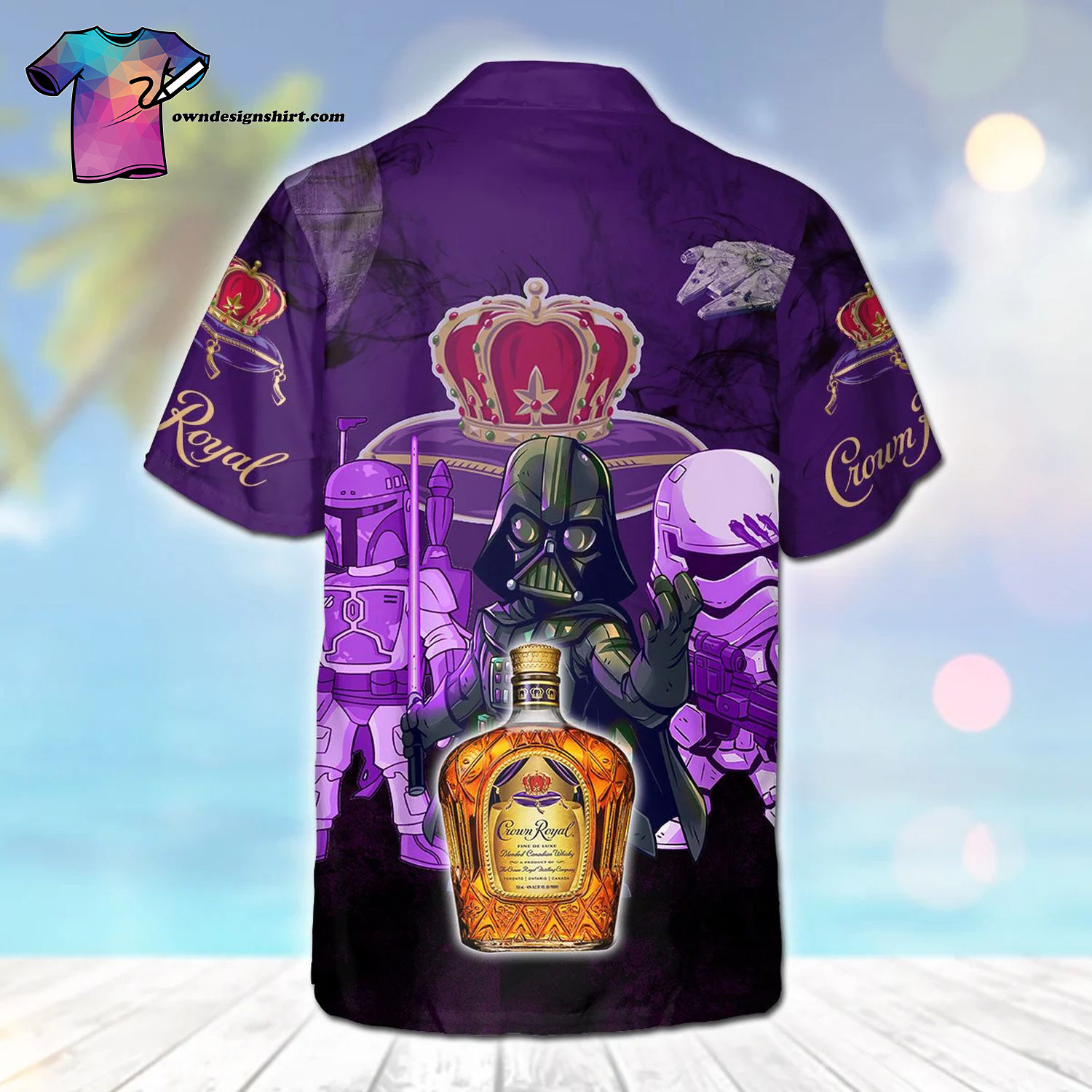 Crown Royal Star Wars Darth Vader Summer Outfits Hawaiian Shirt