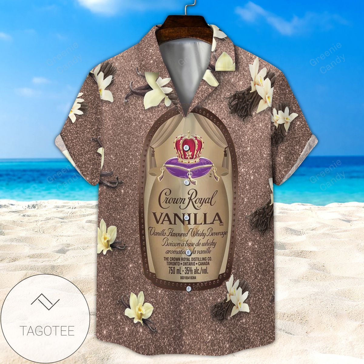 Crown Royal Skeleton Hawaiian Shirt