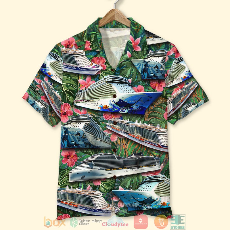 Cruising Yes I Do Have A Retirement Plan I Plan On Cruising Palm Beach Pattern Hawaiian Shirt