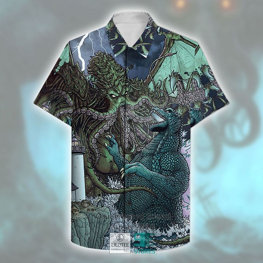 Cthulhu Big Bulba Tropical Casual Hawaiian Shirt