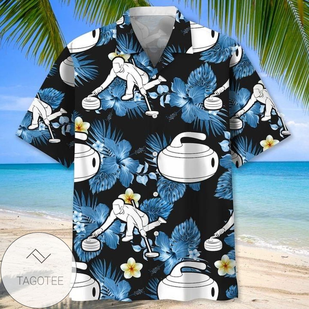 Cub Cadet All Over Print Summer Short Sleeve Hawaiian Beach Shirt