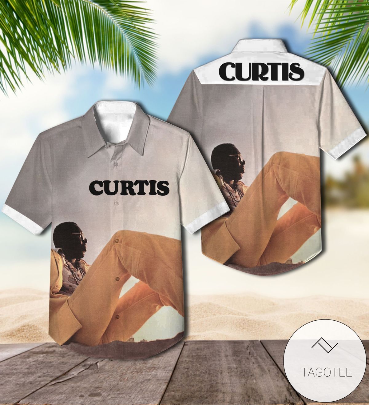 Curtis Mayfield Superfly Album Cover Hawaiian Shirt