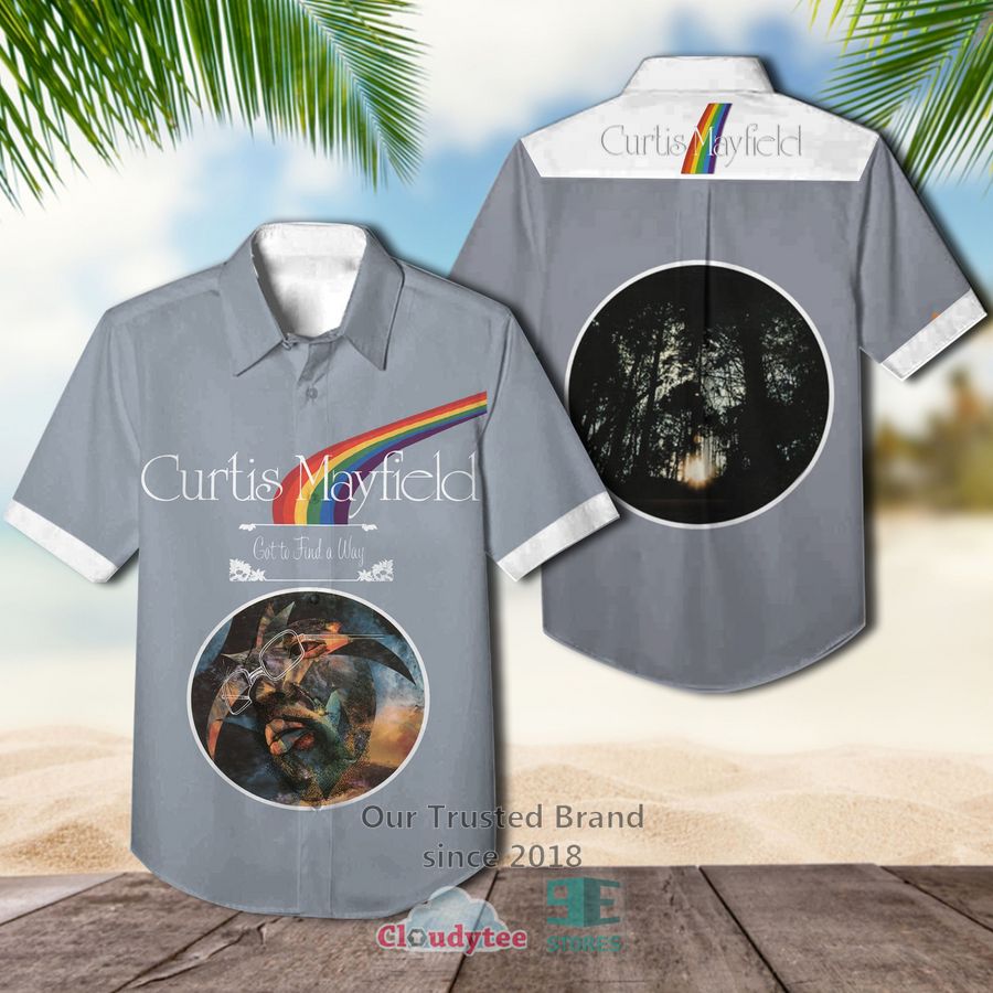 Curtis Mayfield Sweet Exorcist Album Hawaiian Shirt