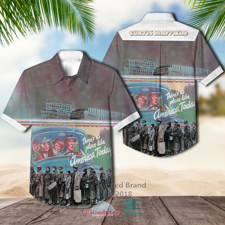 Curtis Mayfield This is My Country Album Hawaiian Shirt