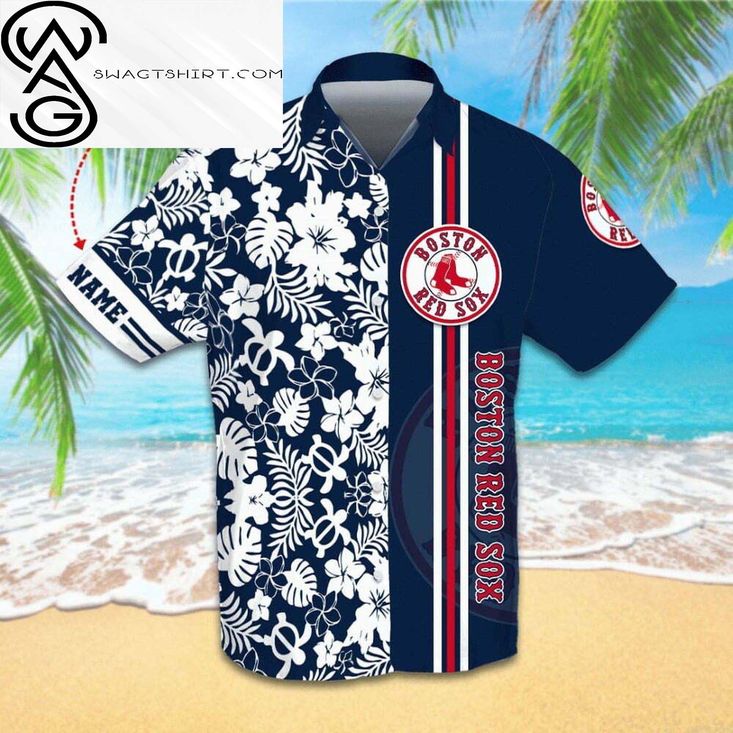 Custom Budweiser Beer All Over Print Summer Vacation Hawaiian Shirt